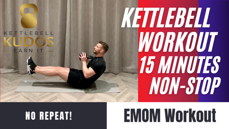 Brutal 15 Minute Kettlebell Upper Body Workout – Non Stop & No Repeat