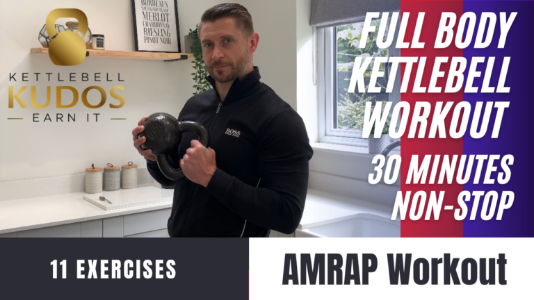 Full Body Kettlebell Workout – 30 Minutes – AMRAP Body Smasher!