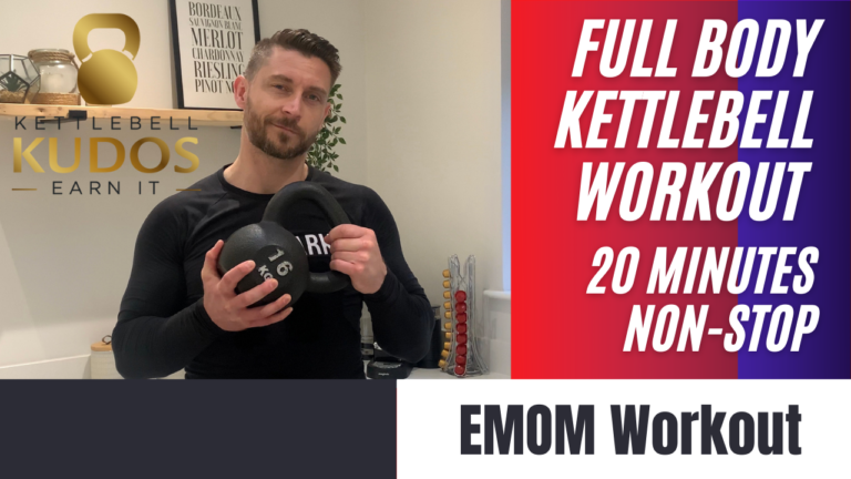 EMOM Full Body Kettlebell Workout – 20 Minutes – No14