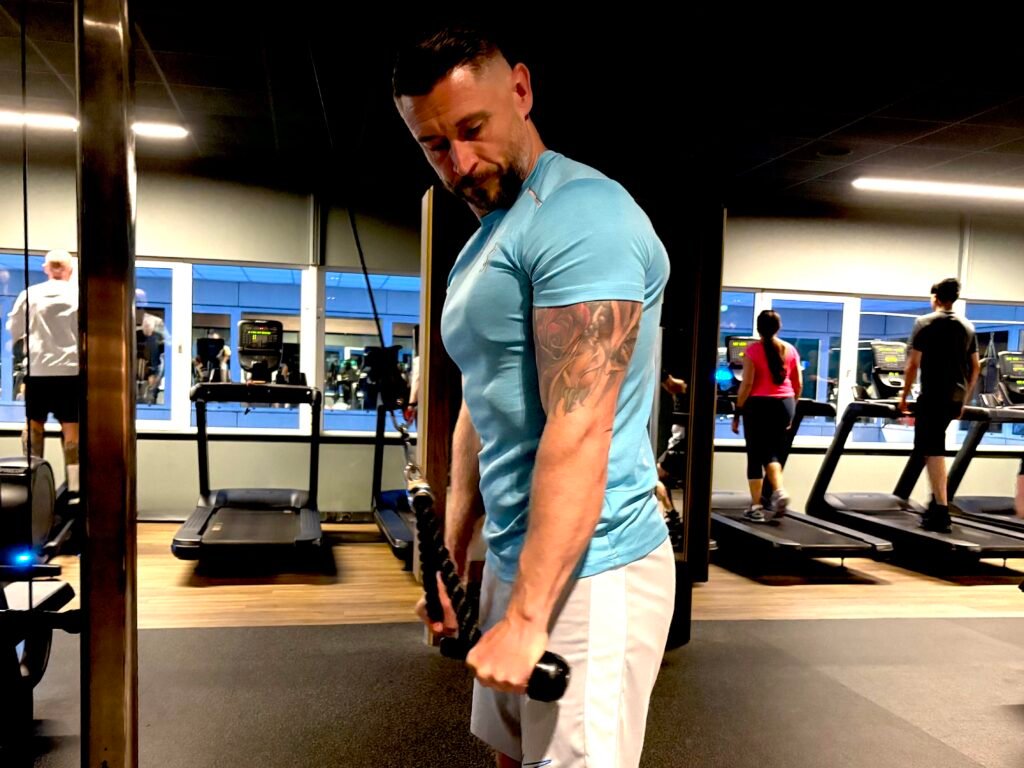 Elbow pain during triceps workout